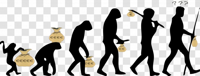 Anatomically Modern Human March Of Progress Evolution Darwinism Transparent PNG