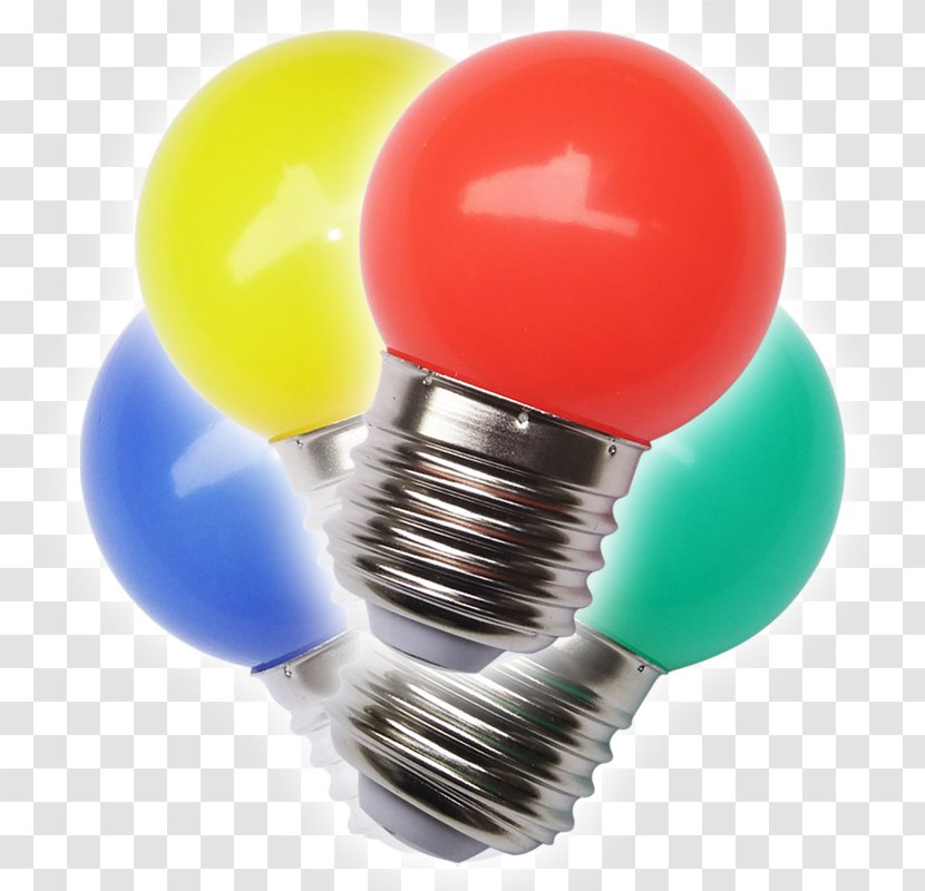 Light-emitting Diode Edison Screw LED Lamp - Light Transparent PNG