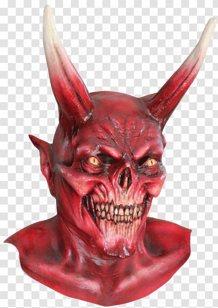 Lucifer Devil Mask Demon Satan - Costume - Little Transparent PNG