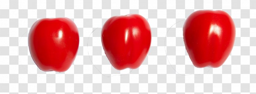 Apple Red - Heart - 3 Apples Transparent PNG