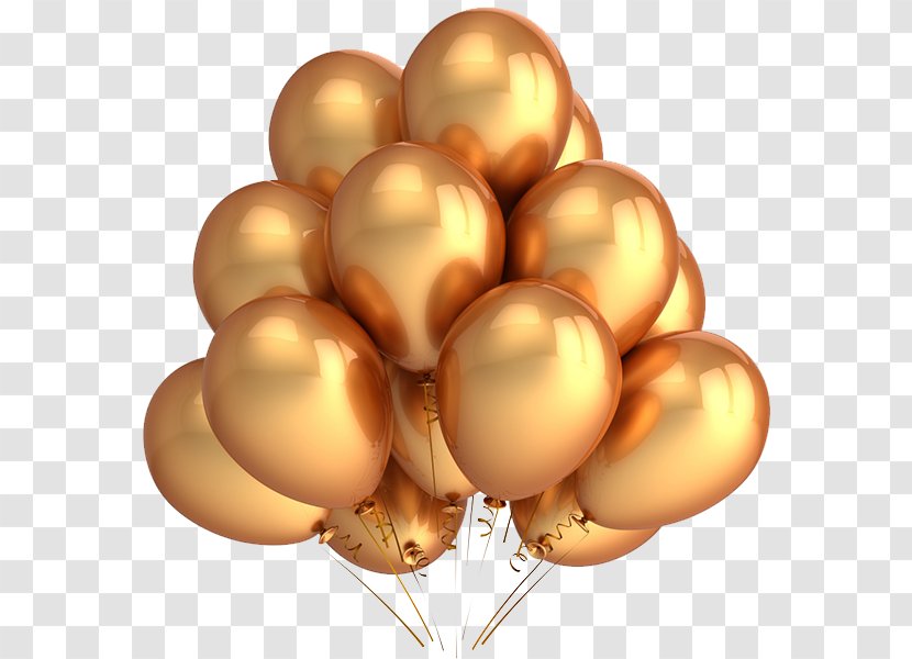 Balloon Gold Party Birthday Clip Art - Stock Photography Transparent PNG