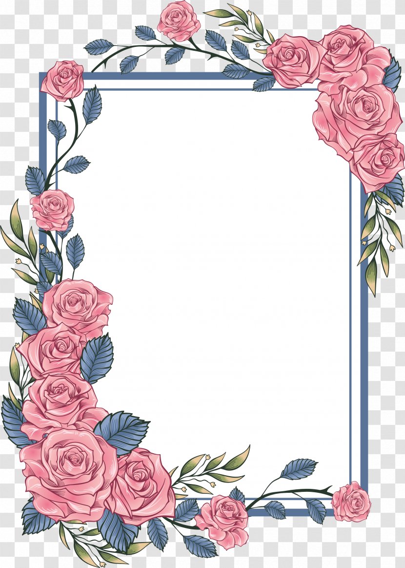 Paper Picture Frames Graphic Design - Art - Floral Bohemia Transparent PNG