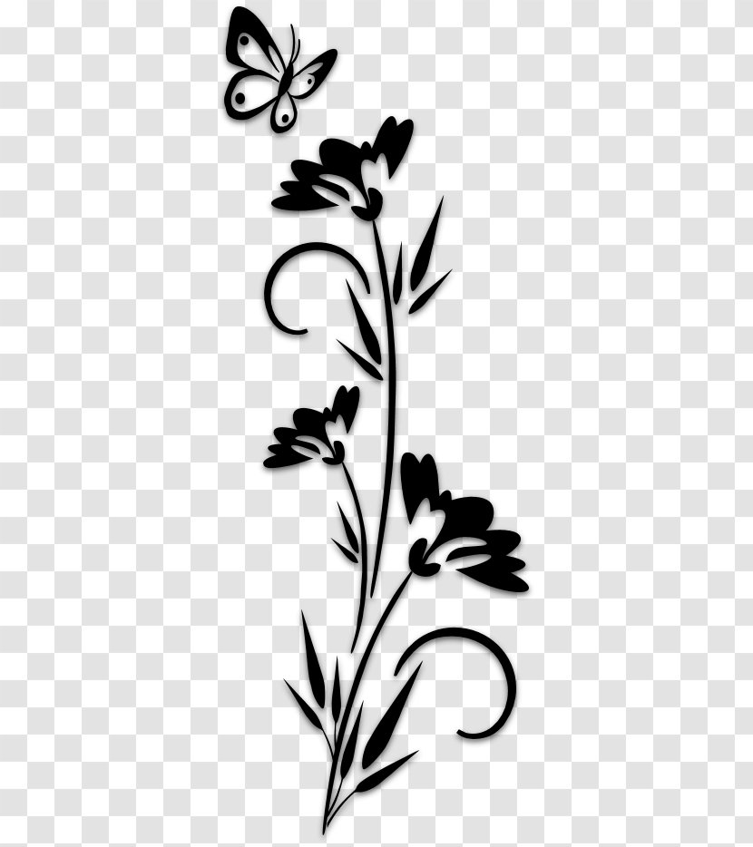Floral Design Stencil - Plant Transparent PNG