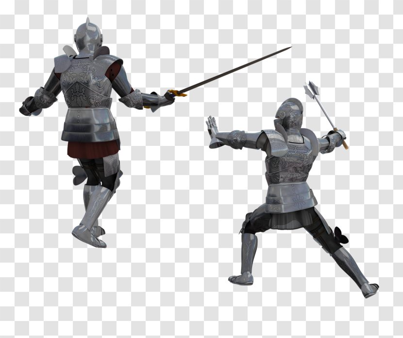 Middle Ages Kingdom Knight Knights Fight: Medieval Arena Fight - Figurine - Medival Transparent PNG