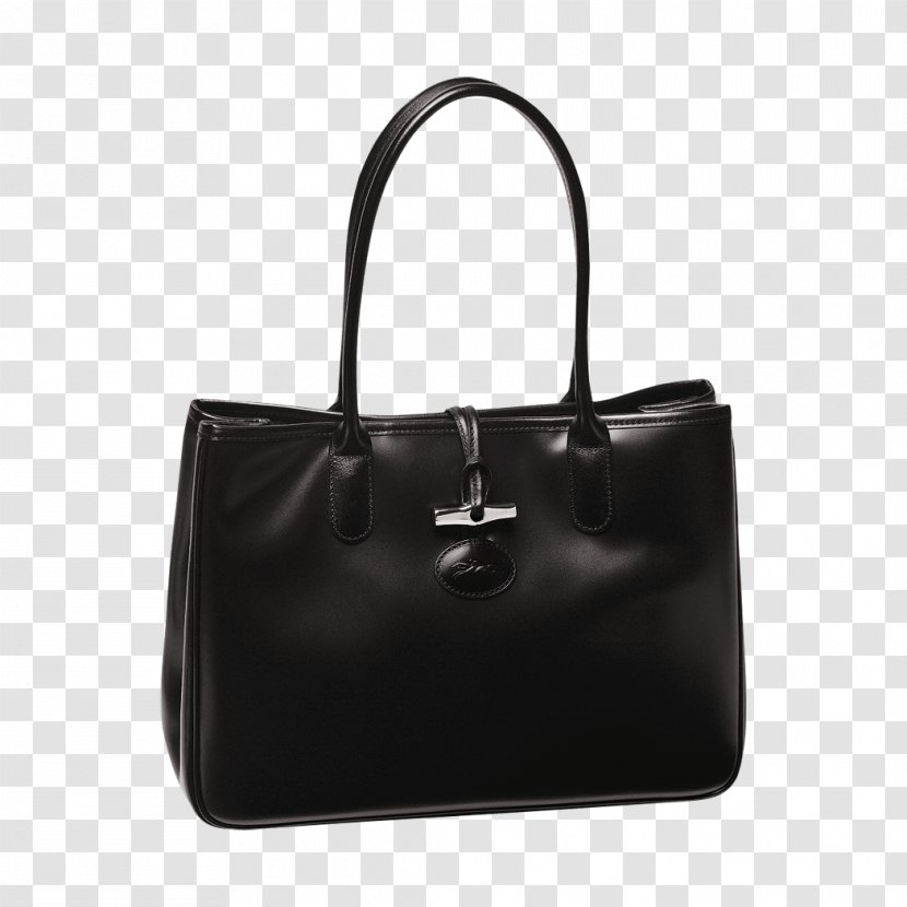 Longchamp Pliage Handbag Leather - White - Bag Transparent PNG