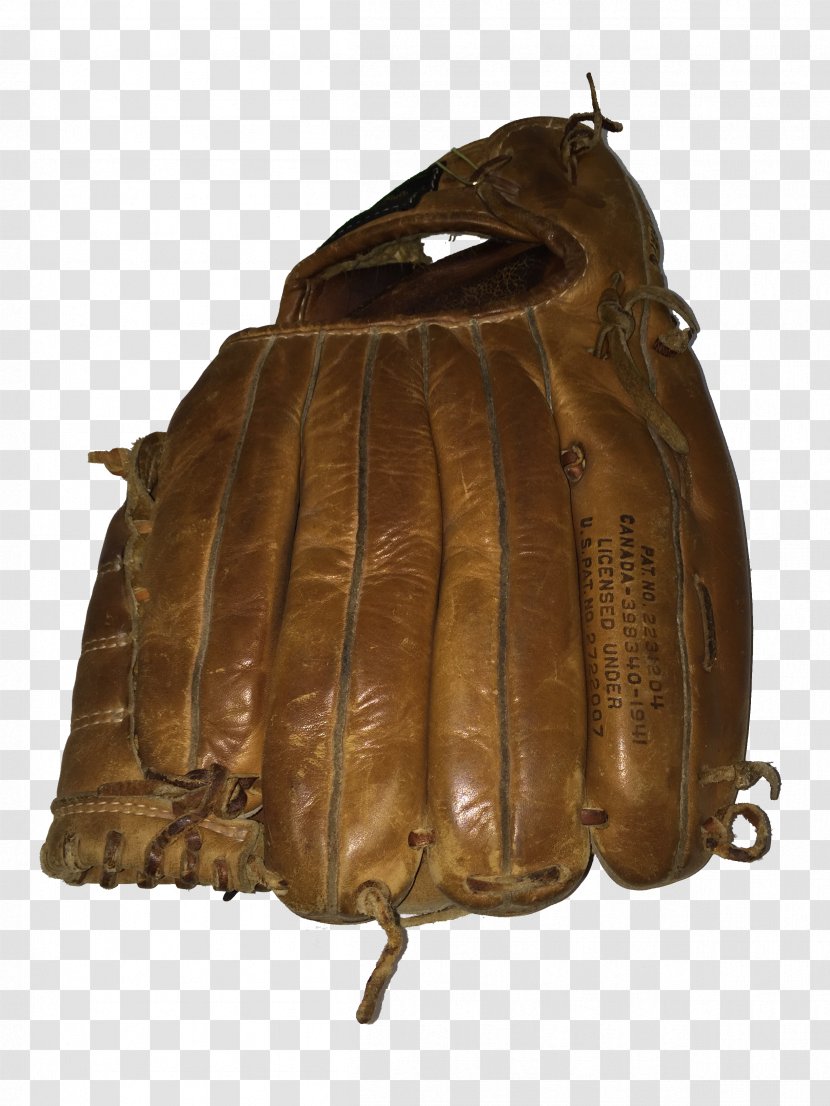 Handbag Leather Metal - Brown - Baseball Glove Transparent PNG