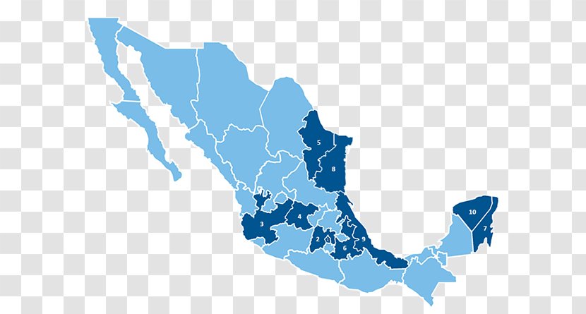 Mexico City Vector Map United States Flag Of - Water - Noticias Tablet Transparent PNG