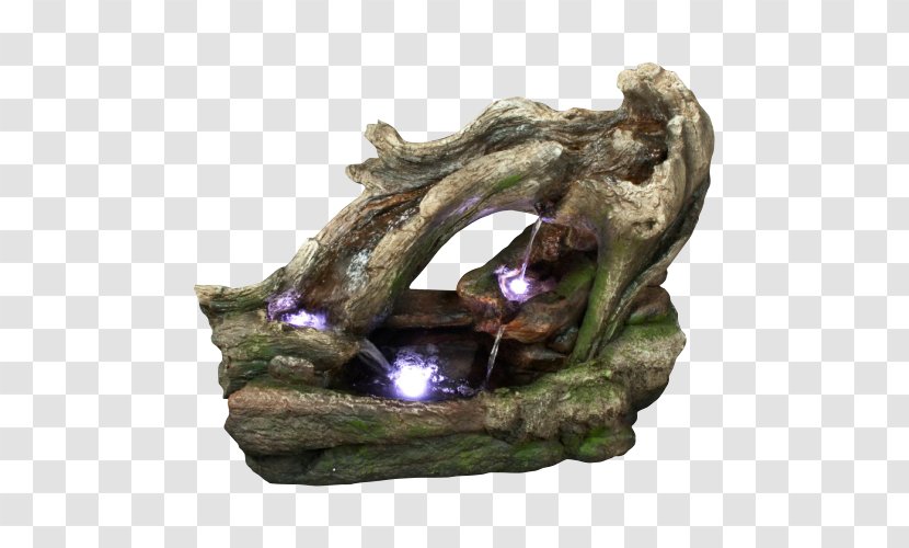 Fountain Flowerpot Wood Root Pump Transparent PNG