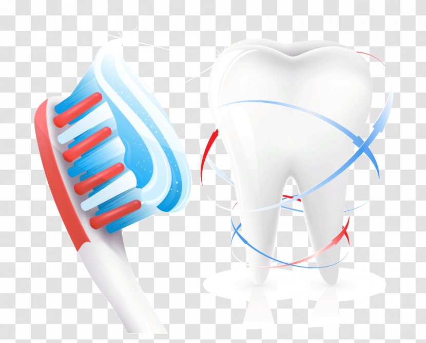 Dentistry Toothbrush Euclidean Vector - Flower - Toothbrushes Dental Health Transparent PNG