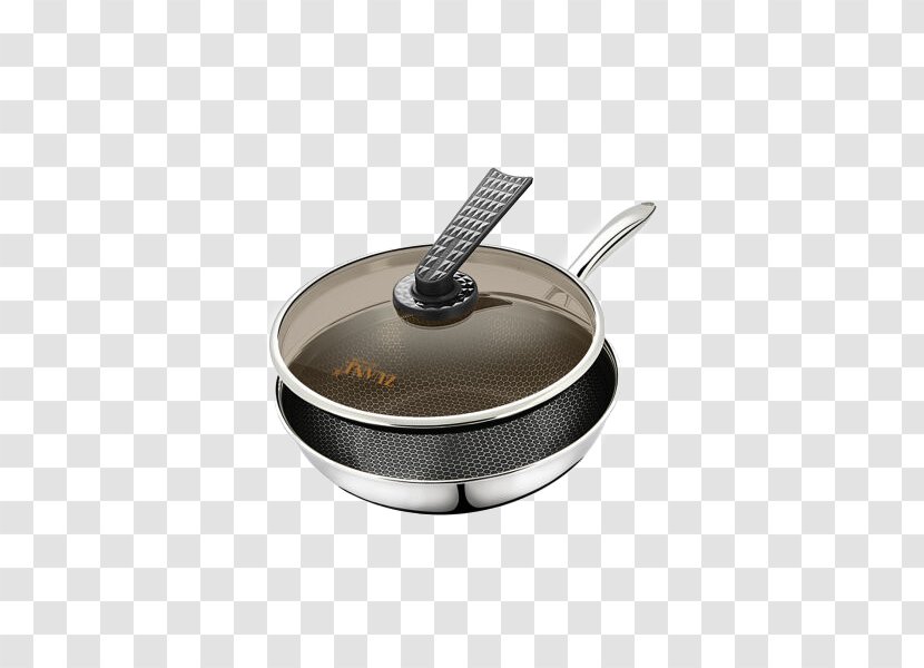 Frying Pan Non-stick Surface Kitchen Wok - Silhouette - UANJ Drilling Technology Transparent PNG