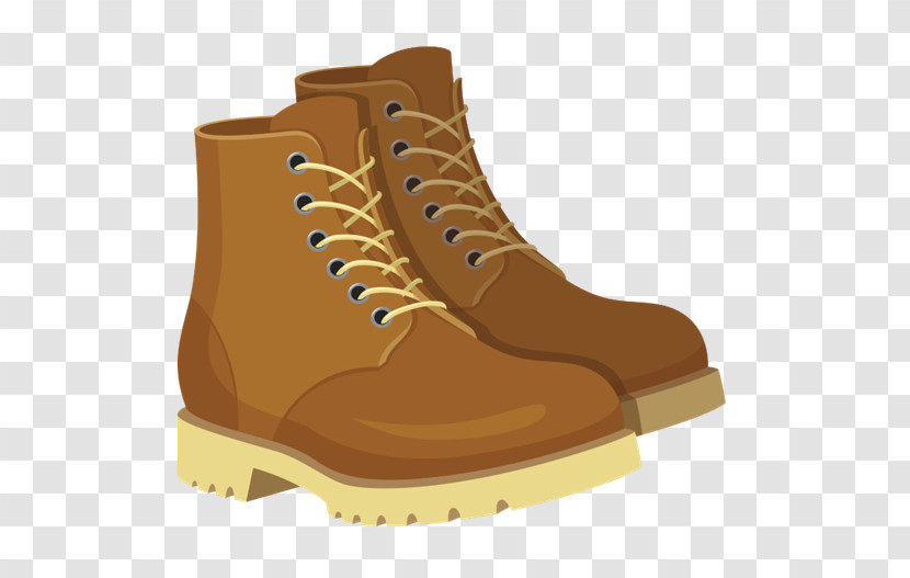 Footwear Shoe Boot Brown Tan Transparent PNG
