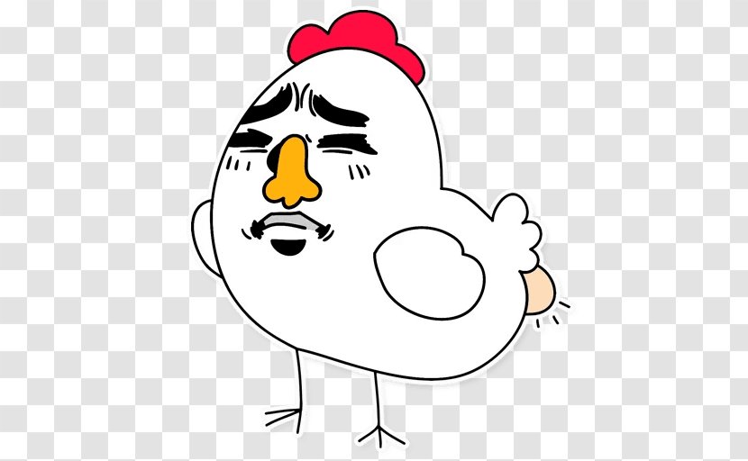 Chicken Telegram Sticker Hen Clip Art - White Transparent PNG