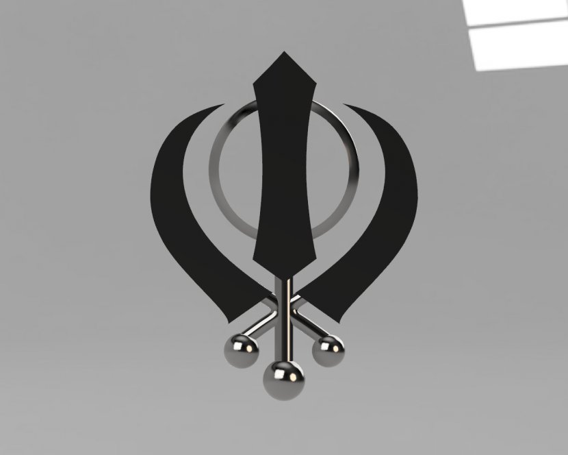 Khanda Symbol Kirpan Sword Sikhism - Brand Transparent PNG