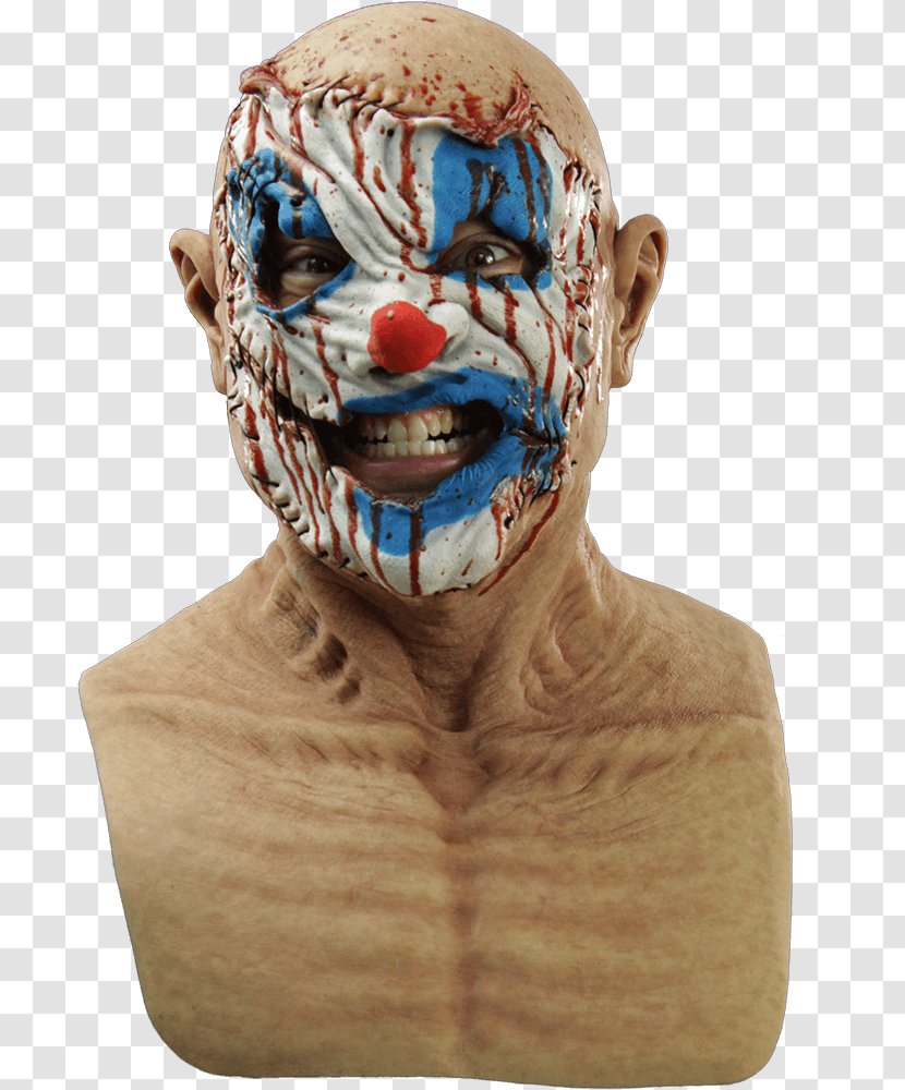 Latex Mask Clown Silicone It Transparent PNG