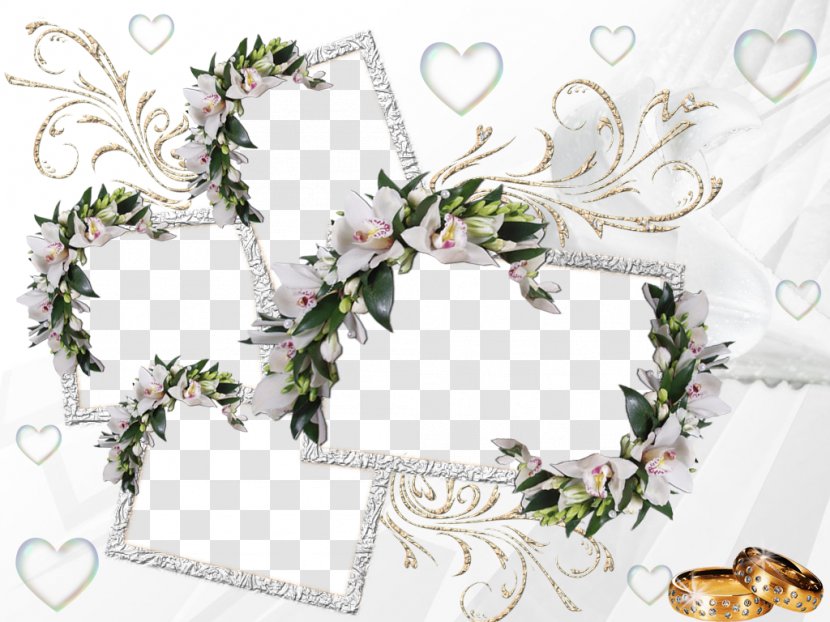 Wedding Invitation Picture Frame - Flower Bouquet - Lily Border Transparent PNG