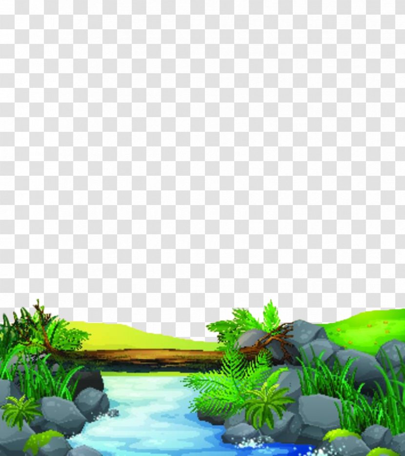 Free Content Royalty-free Clip Art - Green - Water On The Single-plank Bridge Transparent PNG