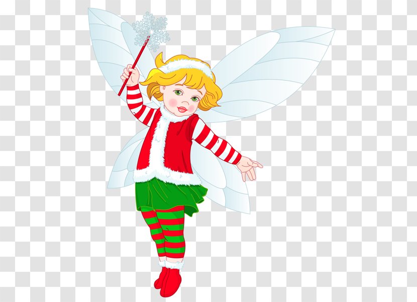 Christmas Fairy Elf Clip Art - Mythical Creature - Cliparts Transparent PNG