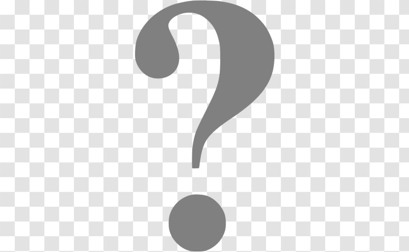 Question Mark Information - Grey - Color Transparent PNG