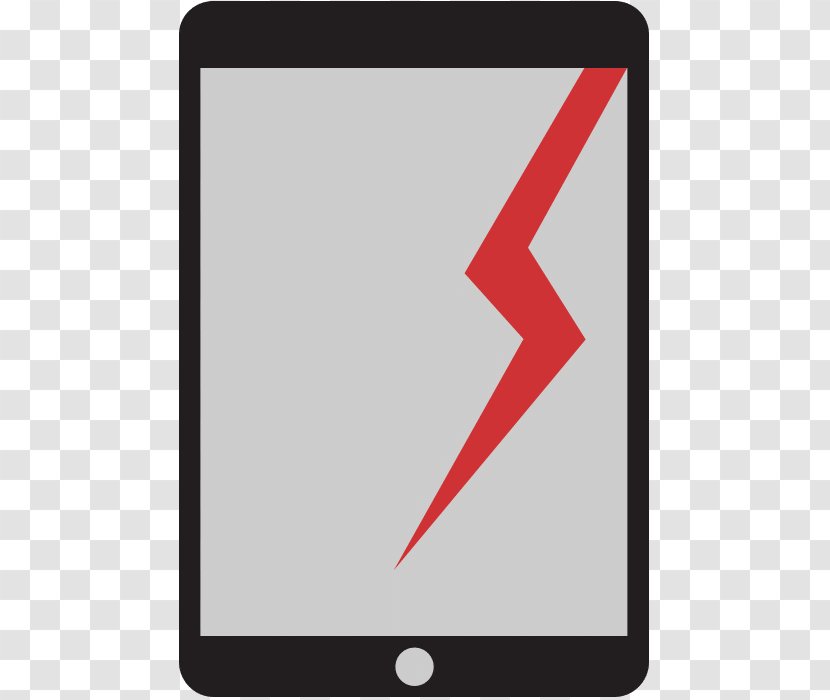 Logo Brand Symbol Rectangle - Mobile Phone Accessories - Broken Glass Transparent PNG