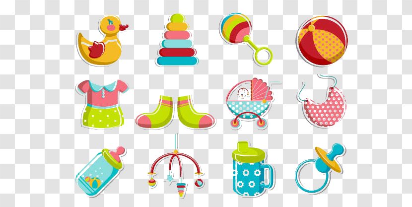 Infant Toy Pacifier Illustration - Baby Toys Transparent PNG