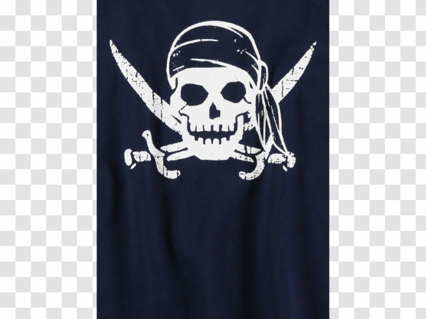 Skull Jolly Roger Piracy Font - Skeleton Transparent PNG