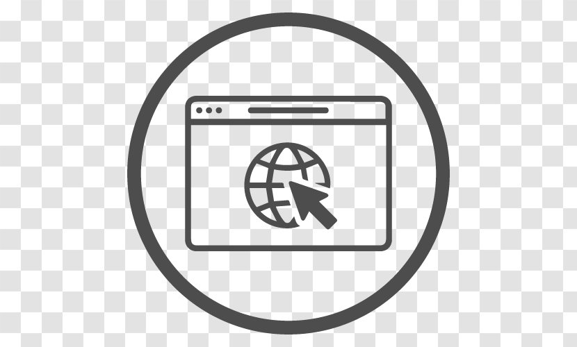 Web Browser Pictogram Symbol - Black - Sign Transparent PNG