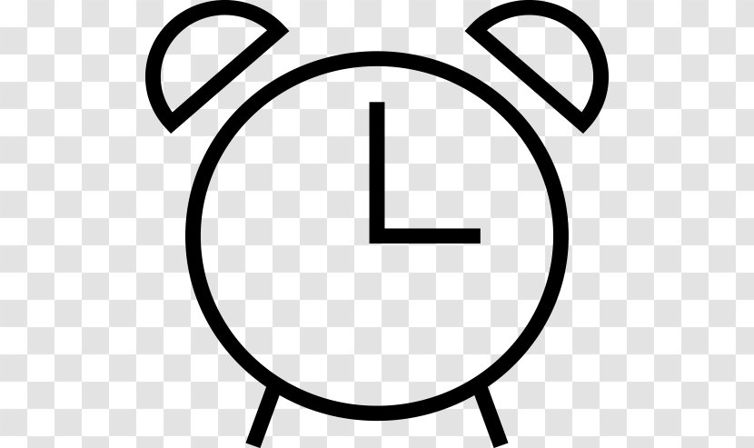 Clock - Time Attendance Clocks - Black And White Transparent PNG