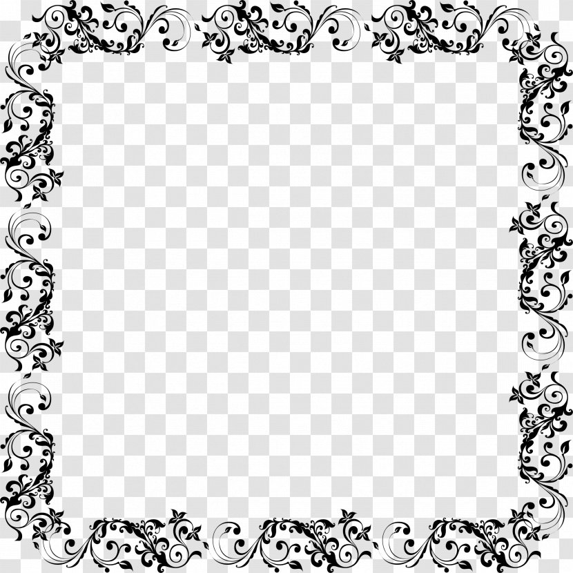 The Ant And Grasshopper Clip Art - Flora - Square Frame Transparent PNG