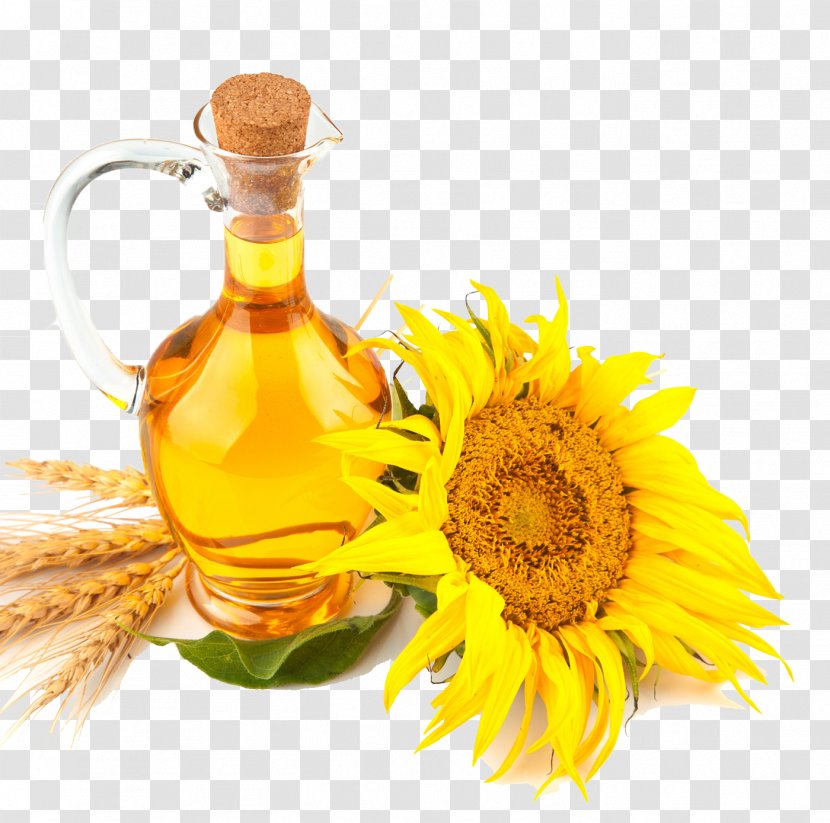 Safflower Oil Sunflower Cooking Oils - Vegetarian Food - Golden Flower Transparent PNG