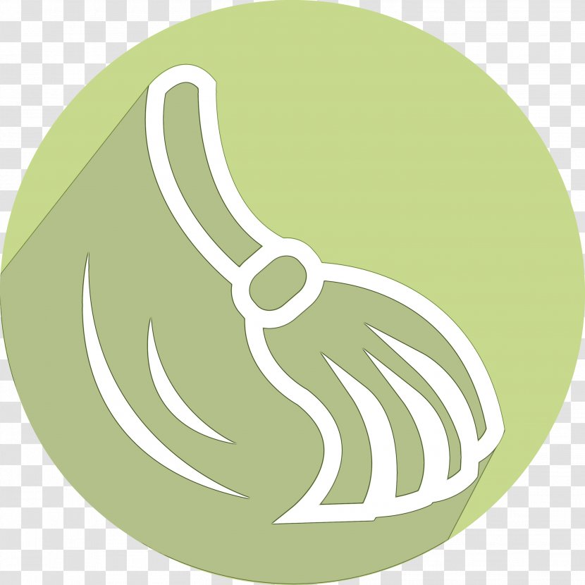 Green Leaf Plant Pear Logo - Wet Ink Transparent PNG