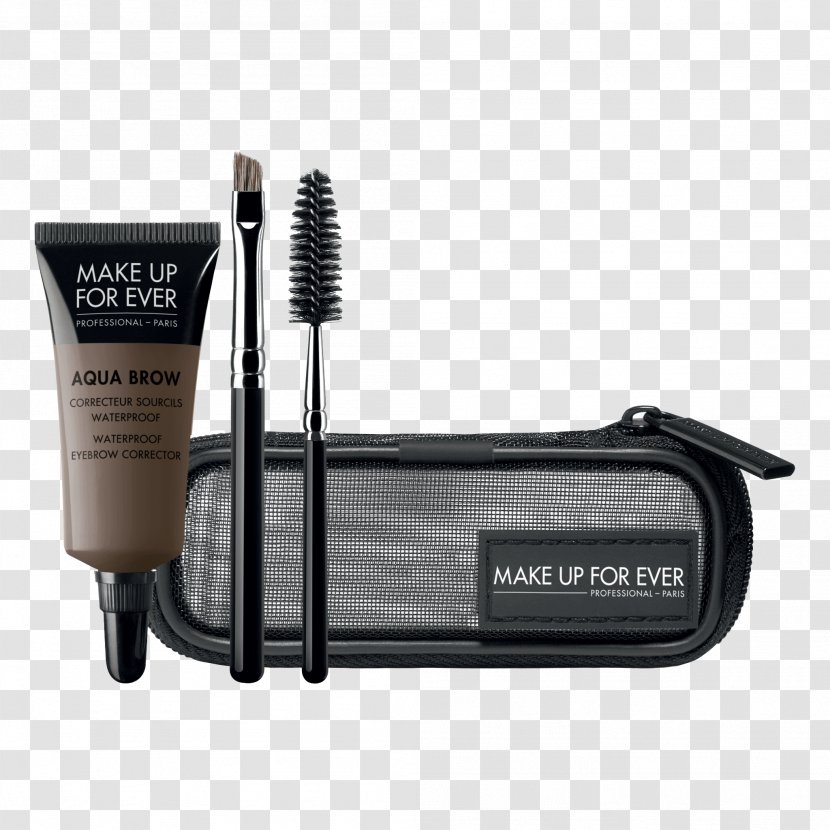 Make Up For Ever Aqua Brow Kit Waterproof Eyebrow Corrector Cosmetics Eye Shadow Sephora - Rouge Transparent PNG