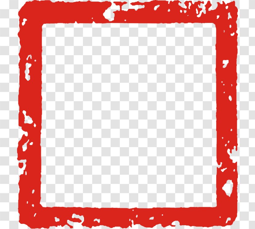 Red Seal Clip Art - Rectangle Transparent PNG