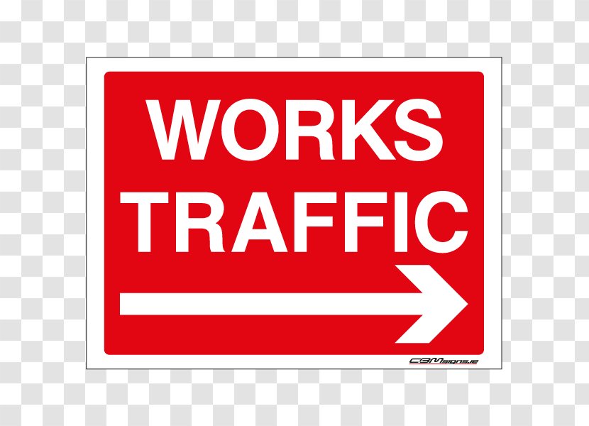 Construction Site Safety Traffic Sign - Roadworks - Road Transparent PNG