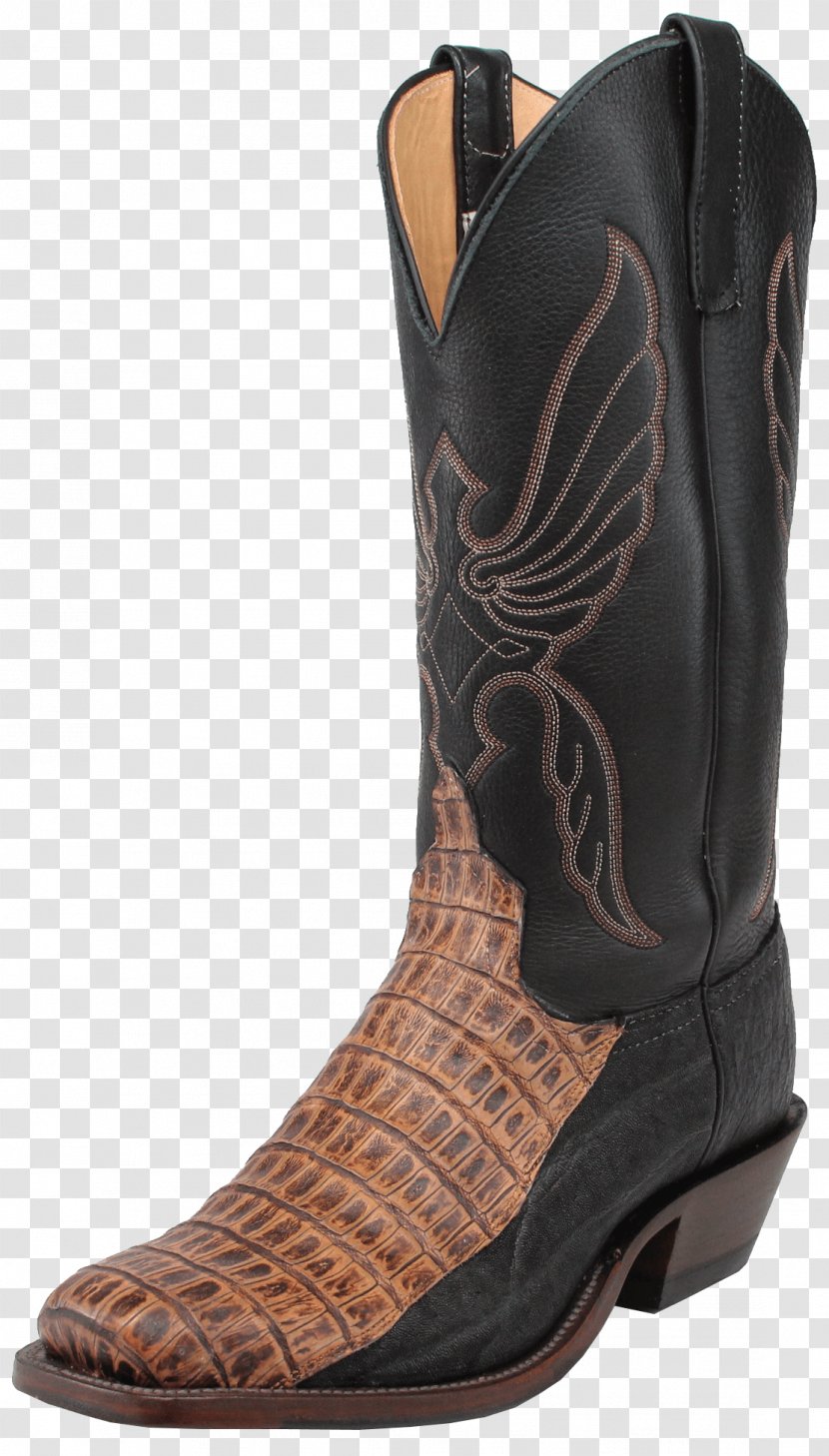 Cowboy Boot Shoe Tony Lama Boots - Silhouette - Elephant Skin For Men Transparent PNG