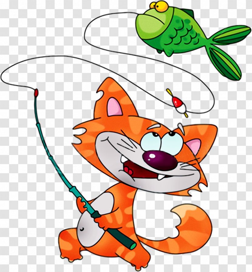 Cat Can Stock Photo Photography Clip Art - Fishing - Ginger Transparent PNG