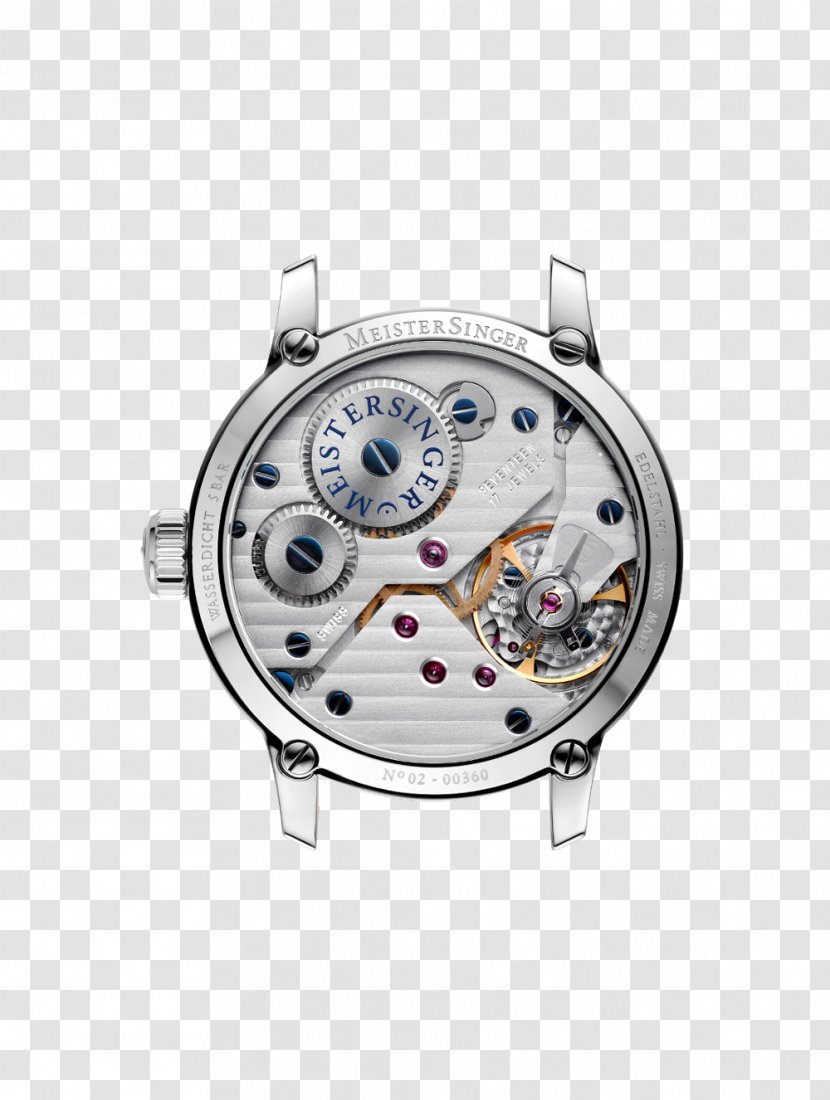 Watch MeisterSinger Clock Face Time Aiguille - Manufacturing Transparent PNG