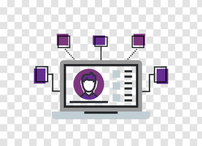 Social Media - Electronic Business - Magenta Purple Transparent PNG