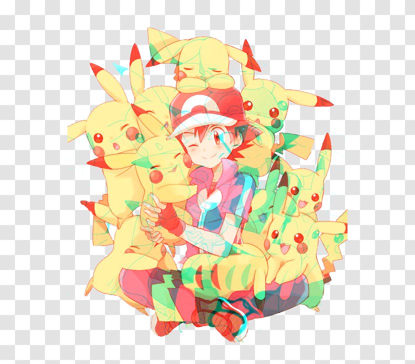 Ash Ketchum Pikachu Brock Pokémon Misty - Heart Transparent PNG