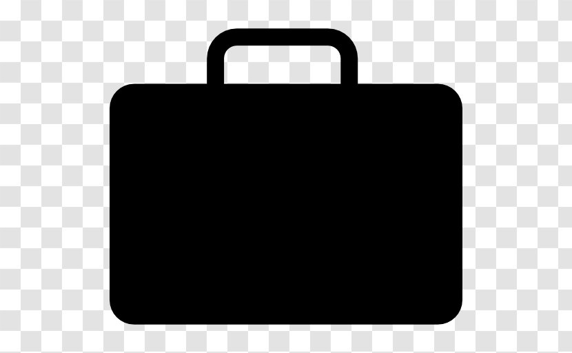 Briefcase Suitcase Logo Baggage - Black - Handle Vector Transparent PNG