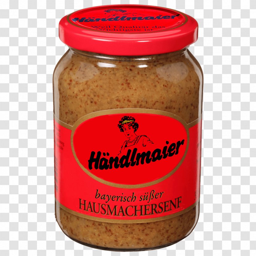 Delicatessen Handlmaier Sweet Bavarian Mustard Thomy Delicacy Medium Hot Spice - Pretzel Transparent PNG