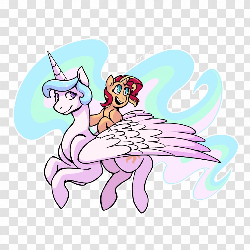 DeviantArt Horse - Flower - Unicorn Princess Transparent PNG