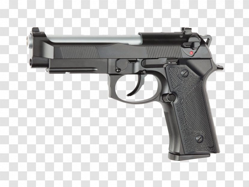 Beretta M9 Airsoft Guns 92 Blowback Pistol - Soft Branch Transparent PNG