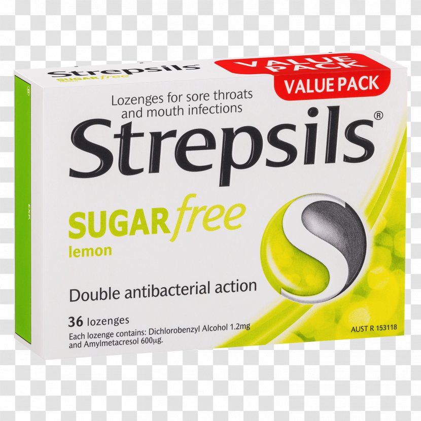 Strepsils Throat Lozenge 2,4-Dichlorobenzyl Alcohol Pharmaceutical Drug - Grocery Store - Sugar Transparent PNG