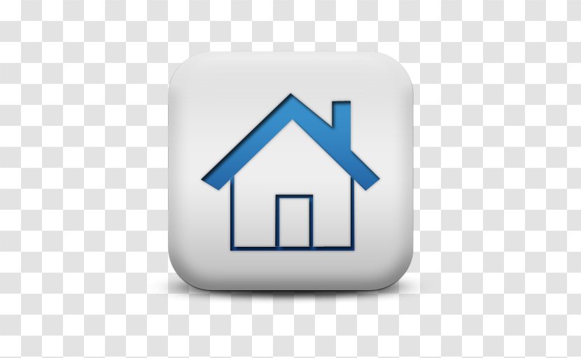 Website Home Page Inspection House - Blue - Size Icon Homepage Transparent PNG