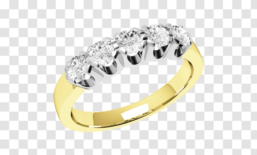 Diamond Wedding Ring Engagement Brilliant - Platinum Transparent PNG