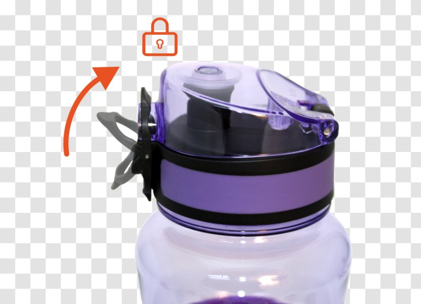 Water Bottles Bisphenol A Lid - Tritan - Purple Little Bottle Transparent PNG