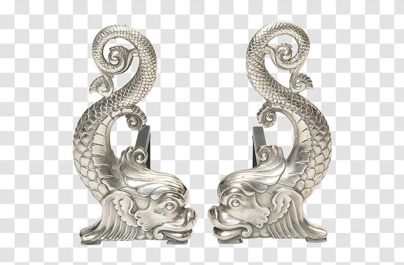 Andiron Earring Design Bronze Fireplace - Figurine - Japanese Silk Rugs Transparent PNG