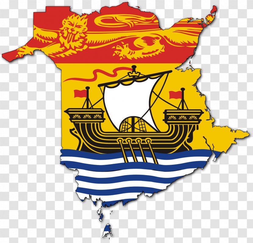 Colony Of New Brunswick Nova Scotia Flag Eastern Canada Provinces And Territories Transparent PNG