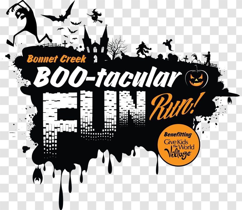 Graphic Design Costume Halloween - Logo - Fun Run Transparent PNG