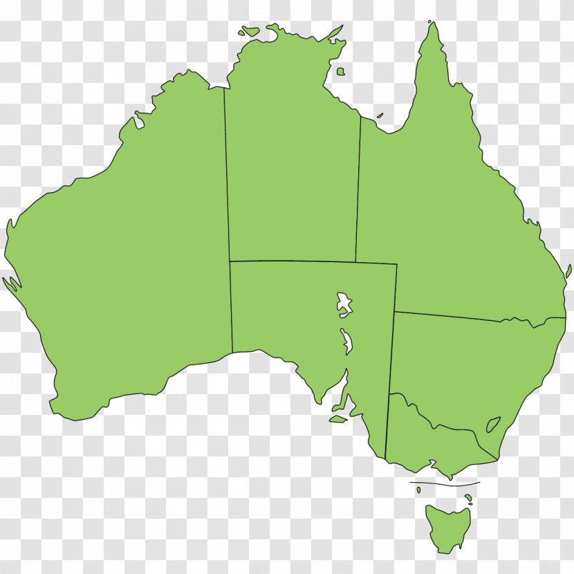 Australia Vector Map - Flag Of - Australian Transparent PNG